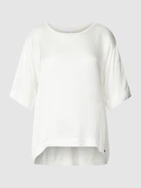 T-Shirt mit Label-Detail Modell 'ANKA' von Cinque Weiß - 1
