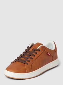 Sneakers met labeldetails, model 'PIPER' van Levi’s® Acc. Bruin - 1
