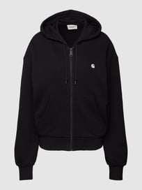 Sweatjacke mit Logo-Stitching von Carhartt Work In Progress Grau / Schwarz - 1