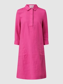 Jurk van linnen van Christian Berg Woman Roze - 44