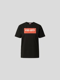 T-Shirt mit Label-Detail von Kenzo Grau / Schwarz - 39