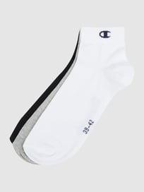 Sneakersocken mit Stretch-Anteil im 3er-Pack von CHAMPION Grau / Schwarz - 5
