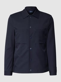 Slim fit overhemdjack met borstzak van MCNEAL Blauw / turquoise - 43