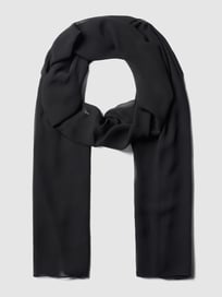 Stola aus Chiffon von Christian Berg Cocktail Grau / Schwarz - 8