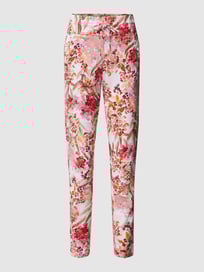 Stretchhose mit floralem Muster von Raffaello Rossi Rosa - 29