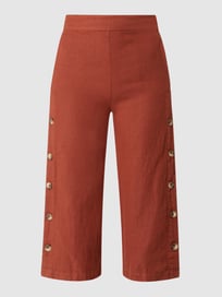 Culotte van linnen, model 'Presley Hawston' van Banana Moon Oranje - 26