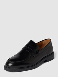 Penny-Loafer aus echtem Leder Modell 'BLAKE' von Selected Homme Grau / Schwarz - 24