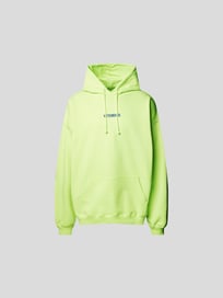 Hoodie mit Label-Print von VETEMENTS Gelb - 13
