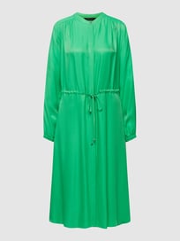 Midikleid mit Bindegürtel von comma Grün - 22
