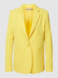 Blazer met reverskraag van Jake*s Collection Geel - 35