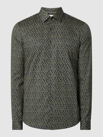 Slim fit zakelijk overhemd van katoen  van CK Calvin Klein Groen - 36