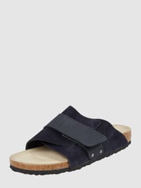 Sandalen van nubuckleer, model 'Kyoto' van Birkenstock Blauw / turquoise - 7