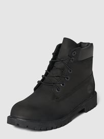 Leren boots van nubuckleer van Timberland Grijs / zwart - 41