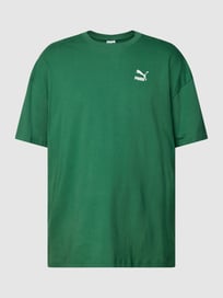 Oversized T-shirt met labelprint, model 'CLASSICS' van PUMA PERFORMANCE Groen - 12