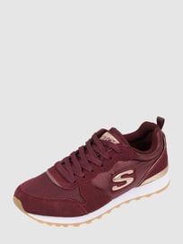 Sneaker aus Leder und Textil  von SKECHERS Rot - 4