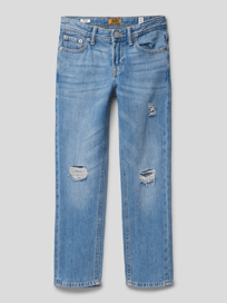 Regular fit jeans in destroyed-look van Jack & Jones Blauw / turquoise - 18