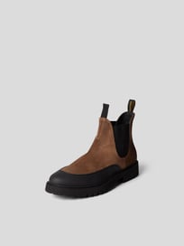 Chelsea Boots mit Brand-Detail von Doucal's Braun - 20