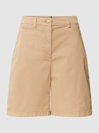Korte chino met labelstitching van Tommy Hilfiger Wit - 20