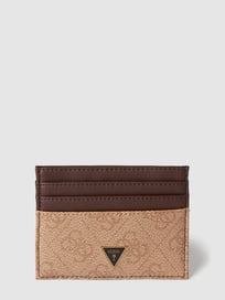 Kartenetui mit Label-Detail Modell 'VEZZOLA CARD CASE' von Guess Weiß - 14