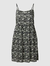 Mini-jurk met bloemenmotief van Tom Tailor Denim Grijs / zwart - 1