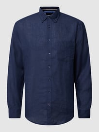 Freizeithemd mit Button-Down-Kragen von Christian Berg Men Blau / Türkis - 43