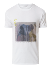 T-Shirt mit Print Modell 'Zander' von YOUNG POETS SOCIETY Weiß - 27