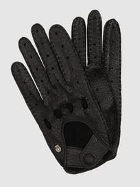 Handschuhe aus Peccaryleder Modell 'Monte-Carlo' von Roeckl Grau / Schwarz - 15