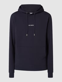 Hoodie aus Baumwolle Modell 'Lens' von Les Deux Blau / Türkis - 44