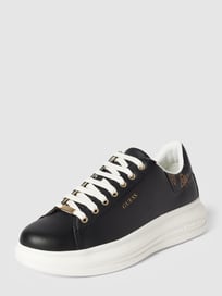 Sneaker mit Label-Detail Modell 'VIBO' von Guess Grau / Schwarz - 19