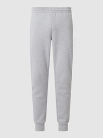 Slim fit sweatbroek van katoenmix van Lacoste Grijs / zwart - 34
