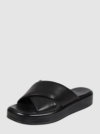 Pantolette aus Leder  von INUOVO Grau / Schwarz - 9
