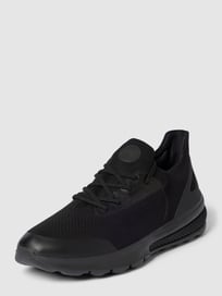 Soksneakers met labeldetail, model 'SPHERICA' van Geox Grijs / zwart - 12