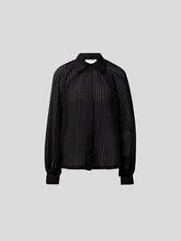 Bluse mit Ballonärmeln von Designers Remix Grau / Schwarz - 19