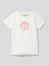 T-Shirt mit Motiv-Print von Garcia Weiß - 10