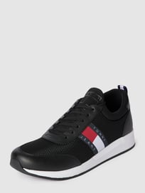 Sneakers met logopatch, model 'TOMMY JEANS FLEXI RUNNER' van Tommy Jeans Grijs / zwart - 43