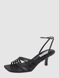 Sandalette mit Fesselriemen Modell 'Aglow' von Steve Madden Grau / Schwarz - 9