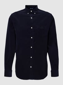 Vrijetijdsoverhemd in ribcordlook van Gant Blauw / turquoise - 18