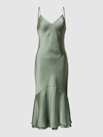 Cocktailkleid in Glanz-Optik von Mascara Grün - 25