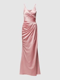 Abendkleid mit Raffungen von Mascara Rosa - 23