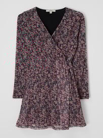 Kleid aus Mesh mit floralem Muster  von Garcia Grau / Schwarz - 43