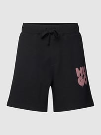 Sweatpants mit Label-Print Modell 'Dolivar' von HUGO Grau / Schwarz - 44