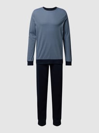 Pyjama aus Baumwolle von Schiesser Blau / Türkis - 33
