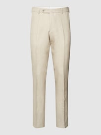 Pantalon met scheerwol van Atelier Torino Wit - 40