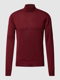 Coltrui van wolmix van Casual Friday Rood - 1