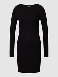 Minikleid aus Viskose-Mix Modell 'MEDDI' von Only Grau / Schwarz - 8