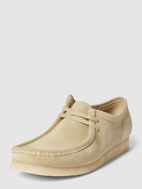 Schnürschuhe aus Leder Modell 'WALLABEE' von Clarks Grün - 29