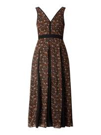 Kleid aus Chiffon mit floralem Muster  von Scotch & Soda Grau / Schwarz - 27