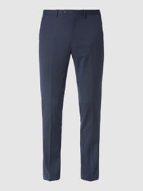 Anzug-Hose mit Webmuster von Montego Blau / Türkis - 19