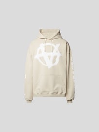 Oversized Hoodie mit Prints von VETEMENTS Weiß - 17