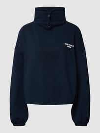 Sweatshirt mit Stehkragen von Marc O'Polo Denim Blau / Türkis - 38